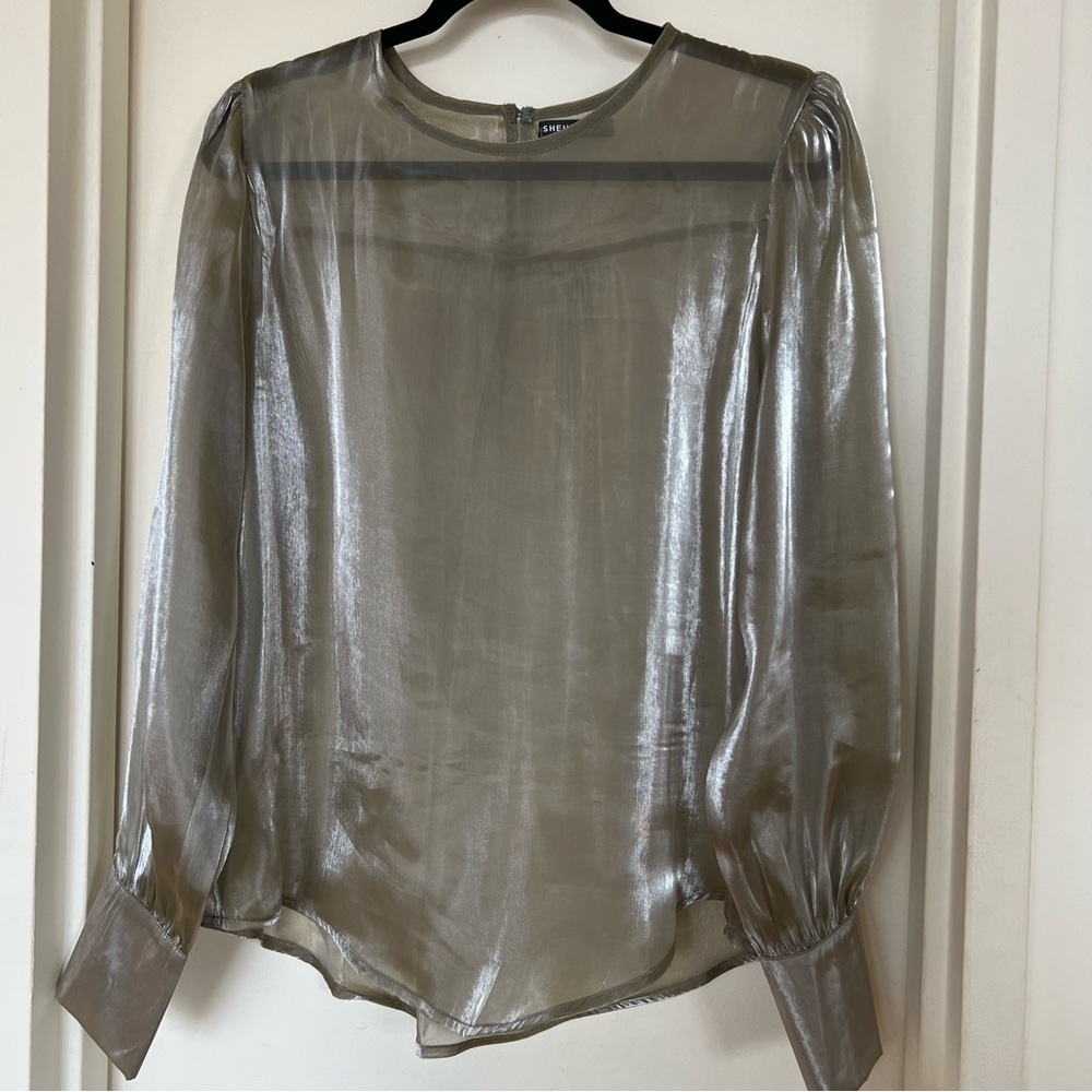 Sheer see through blouse